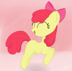 Size: 977x969 | Tagged: safe, artist:flyffmario, apple bloom, g4, female, solo