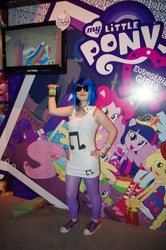 Size: 3264x4928 | Tagged: safe, dj pon-3, vinyl scratch, human, equestria girls, g4, cosplay, irl, irl human, photo, solo