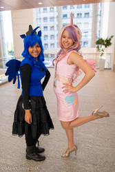 Size: 3684x5520 | Tagged: safe, princess cadance, princess luna, human, g4, cosplay, irl, irl human, photo