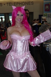 Size: 3264x4928 | Tagged: safe, pinkie pie, human, g4, cleavage, cosplay, female, irl, irl human, photo