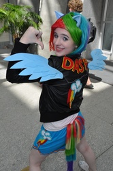 Size: 2848x4288 | Tagged: safe, rainbow dash, human, g4, cosplay, irl, irl human, photo