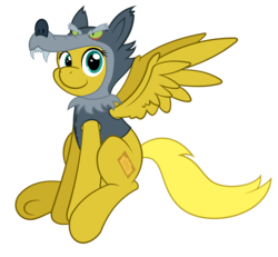 Size: 6500x6000 | Tagged: safe, artist:erockertorres, oc, oc only, oc:ticket, alicorn, pony, werewolf, absurd resolution, alicorn oc, clothes, costume, nightmare night, simple background, solo, transparent background