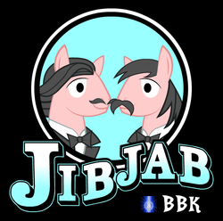 Size: 680x674 | Tagged: safe, artist:bb-k, jibjab, logo, ponified