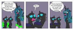 Size: 1024x415 | Tagged: safe, artist:t-brony, queen chrysalis, changeling, comic:friendship is tragic, g4, comic