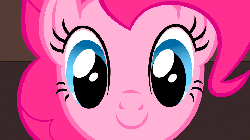 Size: 960x540 | Tagged: safe, screencap, pinkie pie, earth pony, pony, g4, mmmystery on the friendship express, season 2, animated, cute, diapinkes, female, gif, happy, mare, mmmmm, smiling, solo
