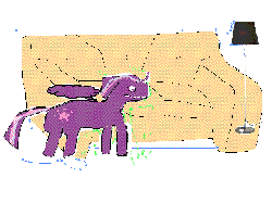 Size: 640x480 | Tagged: safe, artist:greyone, twilight sparkle, alicorn, pony, salmon, g4, 1000 hours in ms paint, animated, couch, datamosh, female, lamp, mare, ms paint, not salmon, pentium iii, salmon yet not salmon, twilight sparkle (alicorn), wat