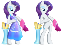 Size: 5000x3600 | Tagged: safe, artist:shiro, rarity, pony, semi-anthro, g4, bipedal, clothes, dress