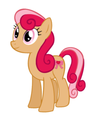 Size: 555x700 | Tagged: safe, artist:punksweet, edit, ribbon heart, earth pony, pony, g4, blind bag pony, female, mare, simple background, solo, white background