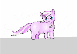 Size: 907x642 | Tagged: safe, artist:waggytail, fluffy pony, pony, female, fluffy pony original art, mare, solo