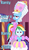 Size: 412x720 | Tagged: safe, edit, edited screencap, screencap, rainbow dash, rarity, equestria girls, g4, swarm of the century, bow, clothes, dress, dressup, hair bow, image macro, implied rarity, jewelry, mare antoinette, marie antoinette, puffy sleeves, rainbow dash always dresses in style, rainbow dash is not amused, skirt, stahp, this is our big night, tiara, unamused