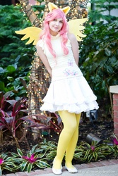 Size: 800x1200 | Tagged: safe, artist:neoangelwink, fluttershy, human, g4, cosplay, irl, irl human, katsucon, photo, solo