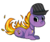 Size: 385x326 | Tagged: safe, artist:kinmoza, oc, oc only, oc:clarance, earth pony, pony, /mlp/, 4chan, cross, hat, religion, solo, trilby