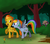 Size: 1715x1500 | Tagged: safe, artist:professor-ponyarity, rainbow dash, spitfire, oc, g4, soon, watching