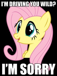 Size: 750x1000 | Tagged: safe, artist:axemgr, fluttershy, g4, image macro, meme, painfully innocent fluttershy