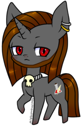 Size: 463x710 | Tagged: safe, artist:ponymonster, oc, oc only, oc:sulphur bane, pony, unicorn, beard, earring, necklace, simple background, solo, transparent background