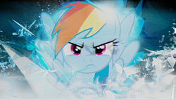 Size: 1920x1080 | Tagged: safe, artist:adrianimpalamata, rainbow dash, g4, angry, female, solo, vector, wallpaper