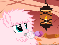 Size: 650x500 | Tagged: safe, oc, oc only, oc:fluffle puff, tumblr:ask fluffle puff, bulb, candle, lamp, lightbulb, solo