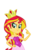 Size: 1024x1448 | Tagged: safe, artist:victoriathekitty, sunset shimmer, equestria girls, g4, my little pony equestria girls, crown, fall formal outfits, female, meme, prom queen meme, simple background, solo, transparent background, vector