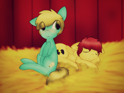 Size: 1024x768 | Tagged: safe, artist:ama-foxy, achievement hunter, gavin free, michael jones, ponified, rooster teeth