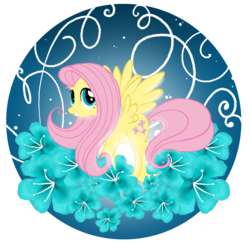 Size: 1024x994 | Tagged: safe, artist:redi, fluttershy, pegasus, pony, g4, female, mare, smiling, solo