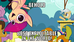 Size: 499x281 | Tagged: safe, artist:spanish-scoot, edit, edited screencap, screencap, bon bon, carrot top, golden harvest, mayor mare, scootaloo, sweetie drops, tumblr:preguntascootaloo, g4, the last roundup, behold