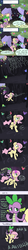 Size: 900x8100 | Tagged: safe, artist:otterlore, fluttershy, spike, parasprite, g4, cave, comic, cute, gem, mud, spiderponyrarity, tree