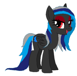 Size: 410x400 | Tagged: safe, artist:owe-b-1, oc, oc only, oc:azure star, pegasus, pony, recolor, solo