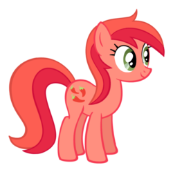 Size: 558x555 | Tagged: safe, artist:punksweet, edit, pepperdance, earth pony, pony, g4, cute, female, mare, pepperbetes, simple background, solo, standing up, transparent background