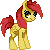 Size: 50x50 | Tagged: safe, artist:pepooni, oc, oc only, oc:peppy pines, pegasus, pony, animated, blinking, lowres, simple background, solo, transparent background