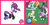 Size: 960x480 | Tagged: safe, gameloft, fluttershy, frederic horseshoepin, minuette, rarity, sunset shimmer, pony, g4, clothes, costume