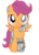 Size: 722x990 | Tagged: safe, artist:tfp-ratchet123, scootaloo, cyborg, pegasus, pony, robot, robot pony, g4, female, filly, foal, roboloo, scootabot, solo