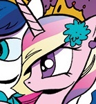 Size: 139x150 | Tagged: safe, idw, official comic, princess cadance, g4, spoiler:comic
