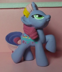Size: 427x500 | Tagged: safe, artist:sanadaookmai, streaky, g1, g4, customized toy, g1 to g4, generation leap, irl, photo, rainbow curl pony, toy