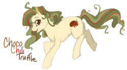 Size: 1663x918 | Tagged: safe, artist:toastiepony, oc, oc only, earth pony, pony, choco chili truffle, female, mare, solo