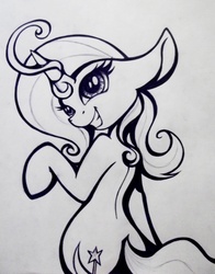 Size: 2453x3134 | Tagged: safe, artist:twistedmindbrony, trixie, pony, unicorn, g4, female, magic, mare, smiling, solo