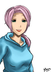 Size: 755x1057 | Tagged: safe, artist:kprovido, fluttershy, human, g4, female, humanized, solo