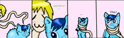 Size: 940x290 | Tagged: safe, artist:waggytail, fluffy pony, fluffy pony original art, mr noodles