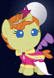 Size: 528x750 | Tagged: safe, artist:pippastrelle13, pumpkin cake, twilight sparkle, alicorn, pony, g4, clothes, costume, female, mare, solo, twilight sparkle (alicorn)