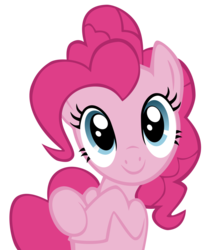 Size: 1024x1244 | Tagged: safe, pinkie pie, g4, female, simple background, solo, transparent background, vector