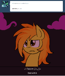Size: 600x699 | Tagged: safe, artist:php92, ask spitfire the wonderbolt, animated, deal with it, solo, sunglasses, tumblr