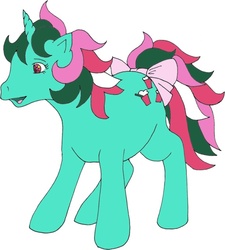 Size: 578x643 | Tagged: safe, artist:felflowne, fizzy, twinkle eyed pony, g1, female, solo