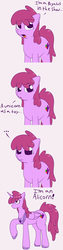 Size: 780x3120 | Tagged: safe, artist:skoon, berry punch, berryshine, alicorn, pony, ask berry punch, g4, ask, berrycorn, female, solo
