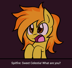 Size: 500x473 | Tagged: safe, artist:php92, spitfire, ask spitfire the wonderbolt, g4, female, solo, tumblr