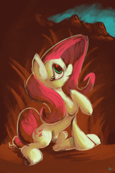 Size: 600x900 | Tagged: safe, artist:docwario, fluttershy, pony, g4, female, solo