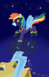 Size: 720x1139 | Tagged: safe, artist:dual rainbow, rainbow dash, g4, nightmare night