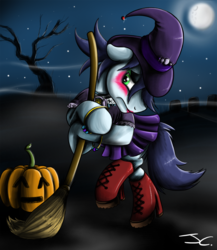 Size: 866x1000 | Tagged: safe, artist:jamescorck, soarin', g4, clothes, costume, crossdressing, makeup, nightmare night, solo, witch