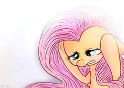 Size: 1060x753 | Tagged: safe, artist:crocelif, fluttershy, g4, female, solo