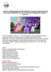 Size: 612x855 | Tagged: safe, discord, twilight sparkle, g4, official, season 4, text, twilight sparkle (alicorn)