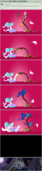 Size: 2099x8419 | Tagged: safe, artist:grievousfan, discord, princess celestia, princess luna, alicorn, draconequus, pony, gamer luna, g4, body swap, comic, discord being discord, exclamation point, female, head swap, laptop computer, male, mare, pepsi, pomf, soda