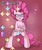 Size: 500x600 | Tagged: safe, artist:uc77, pinkie pie, earth pony, pony, g4, bipedal, dance dance revolution, female, hotblooded pinkie pie, rhythm game, solo